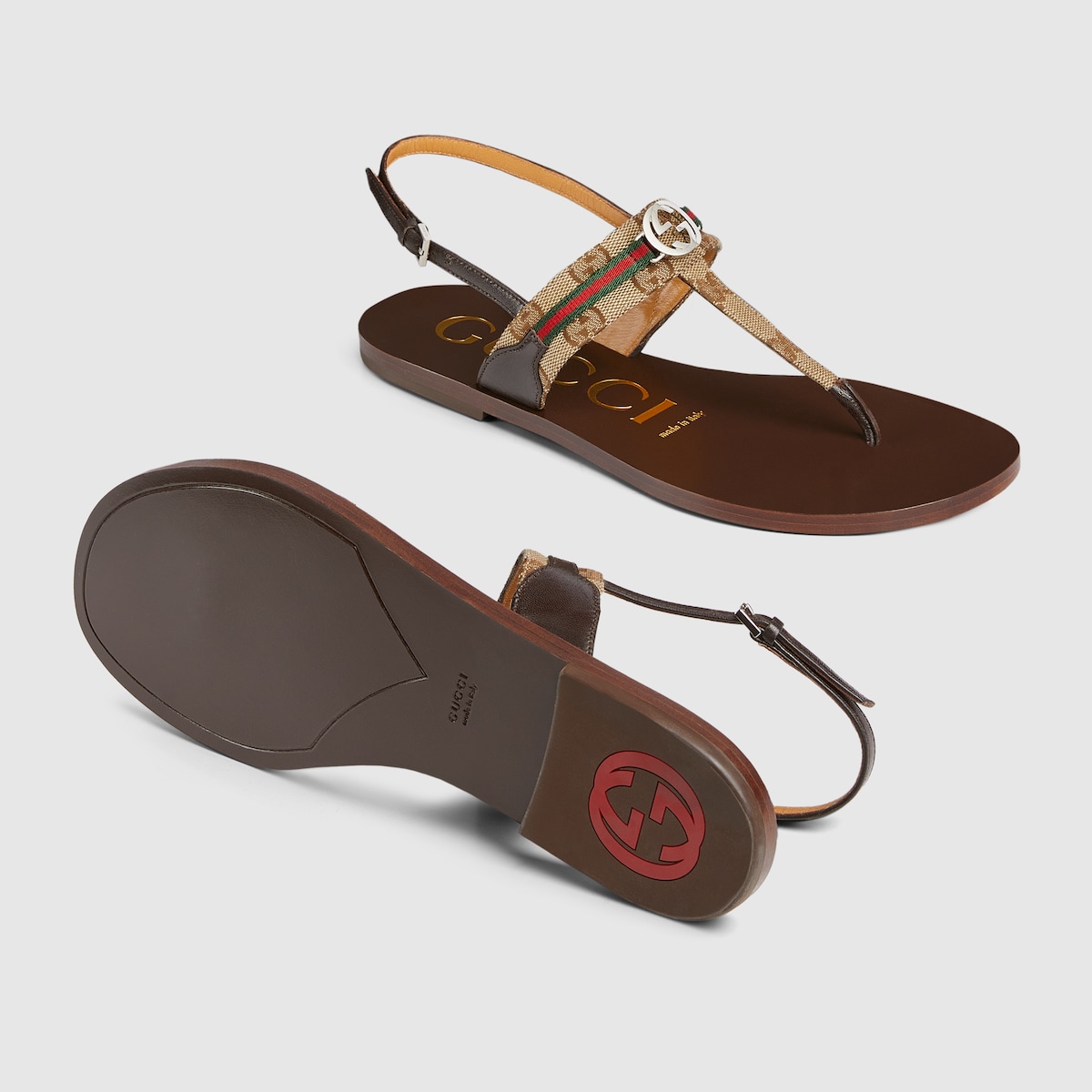 Gucci Women’s Interlocking G Web sandal - Image 2